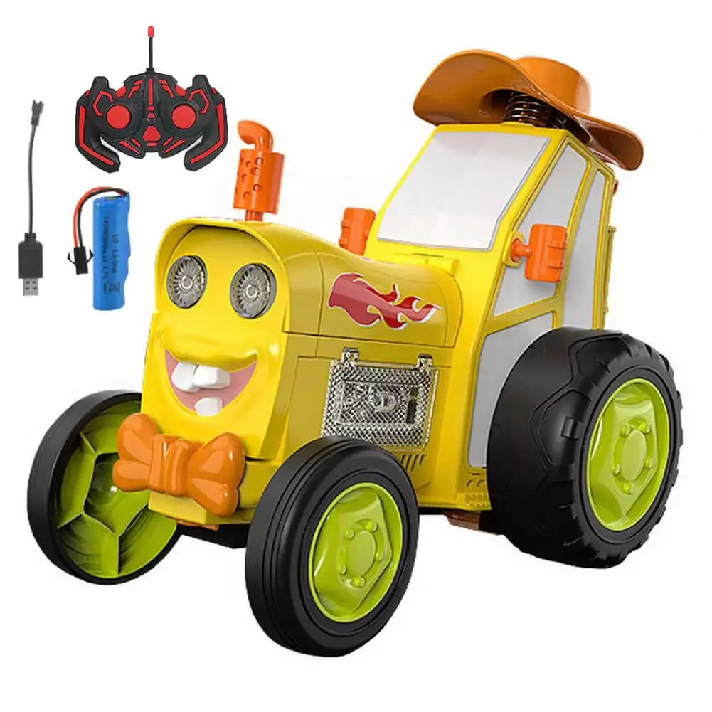 Carro de Acrobacias RC com Luzes e Música