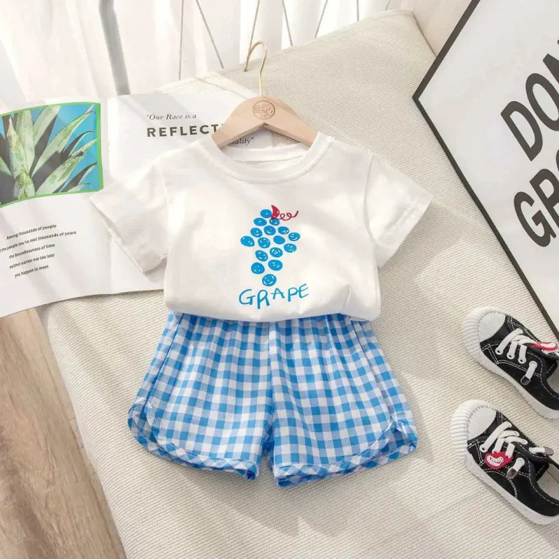 Conjunto Infantil Tshirt Fruits