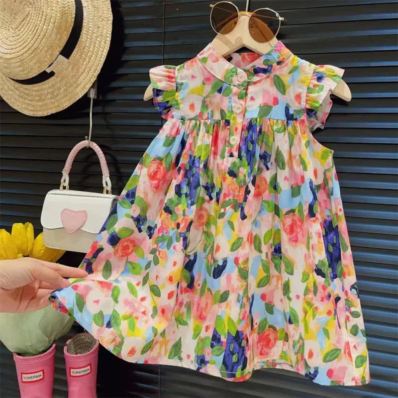 Vestido Infantil Feminino Olivia Floral