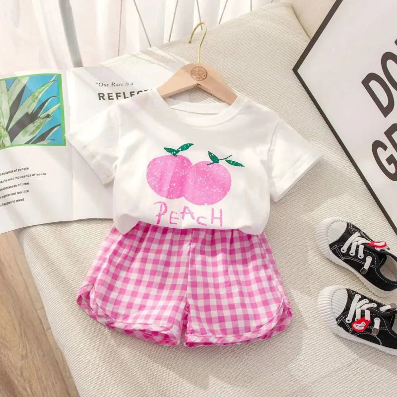 Conjunto Infantil Tshirt Fruits