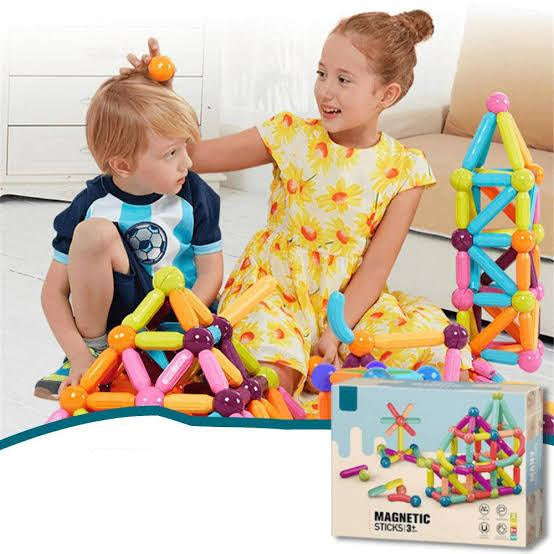 Conjunto de Bolas e Hastes Magnéticas