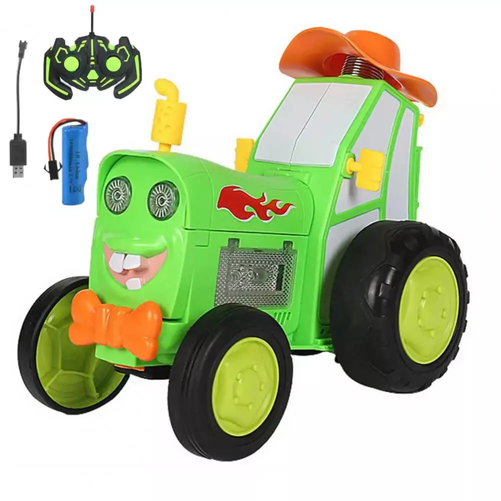 Carro de Acrobacias RC com Luzes e Música