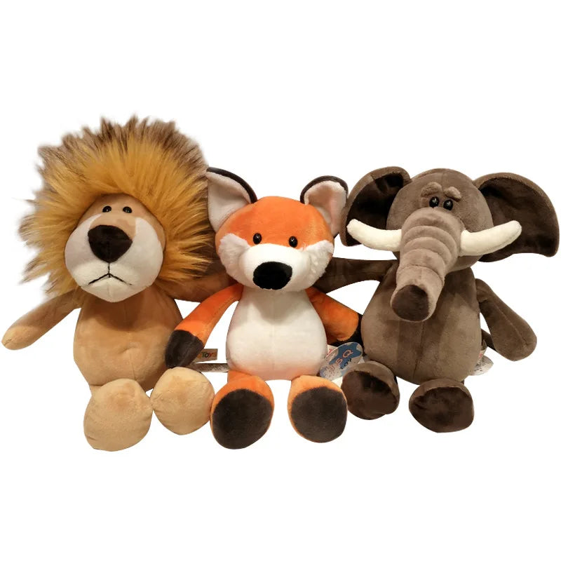 Coleção Safari Leo – Pelúcias Realistas de Animais da Floresta (25cm)