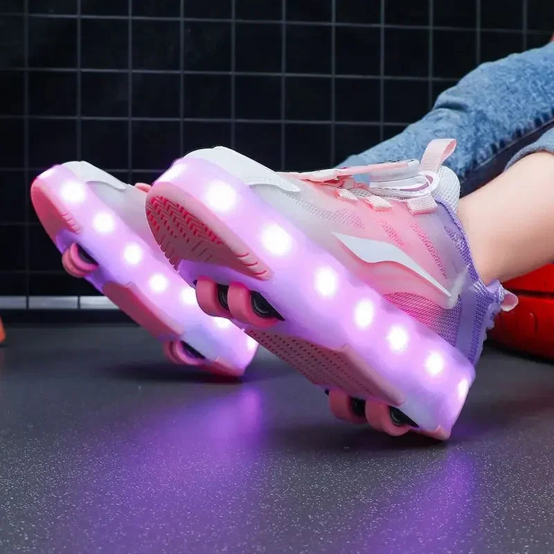 Patins Infantis com Rodas Luminosas