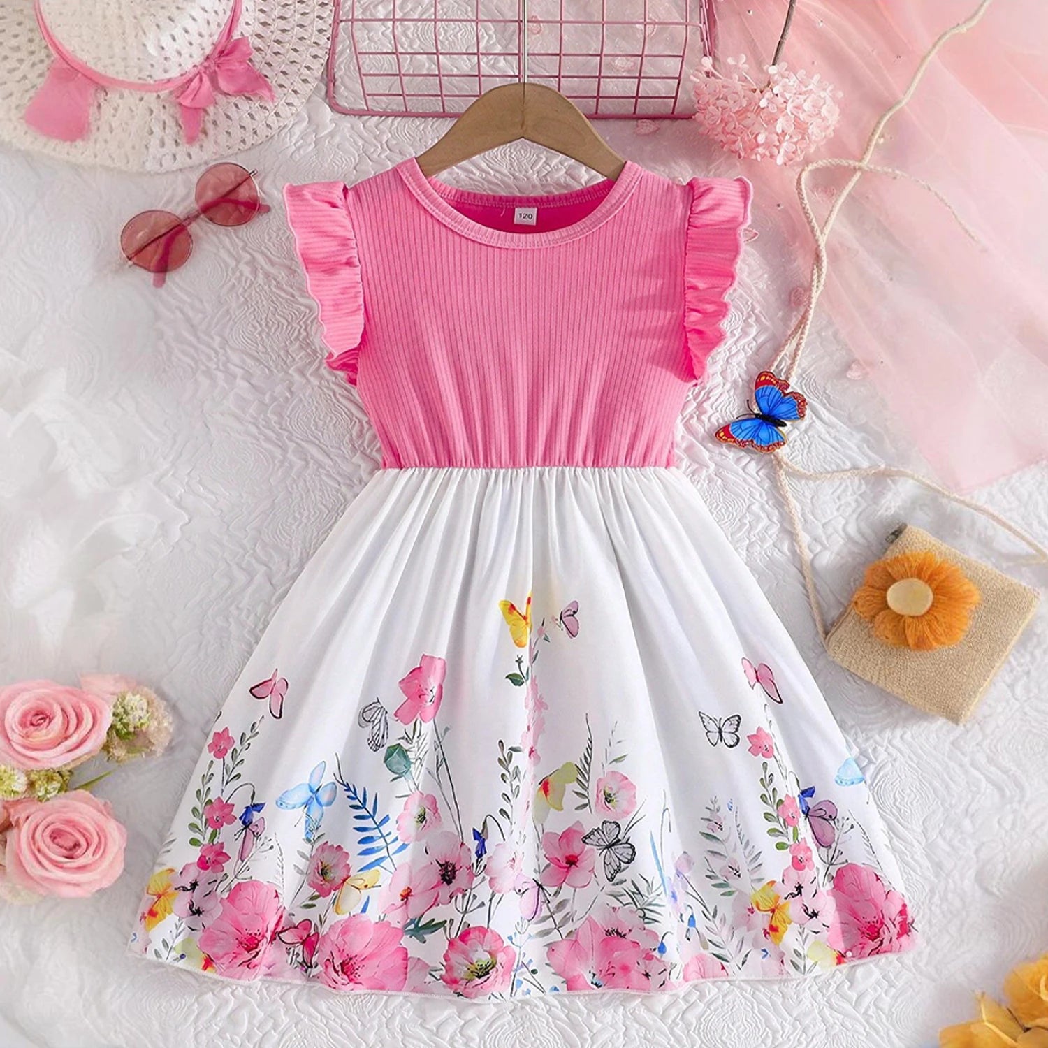 Vestido Infantil “Borboletinha Encantada” – Festa & Casamento