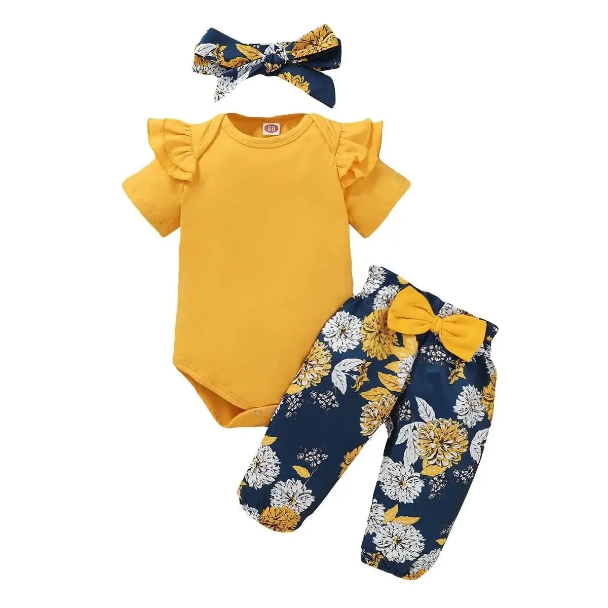 Conjunto Floral 3 Peças – Doce Início