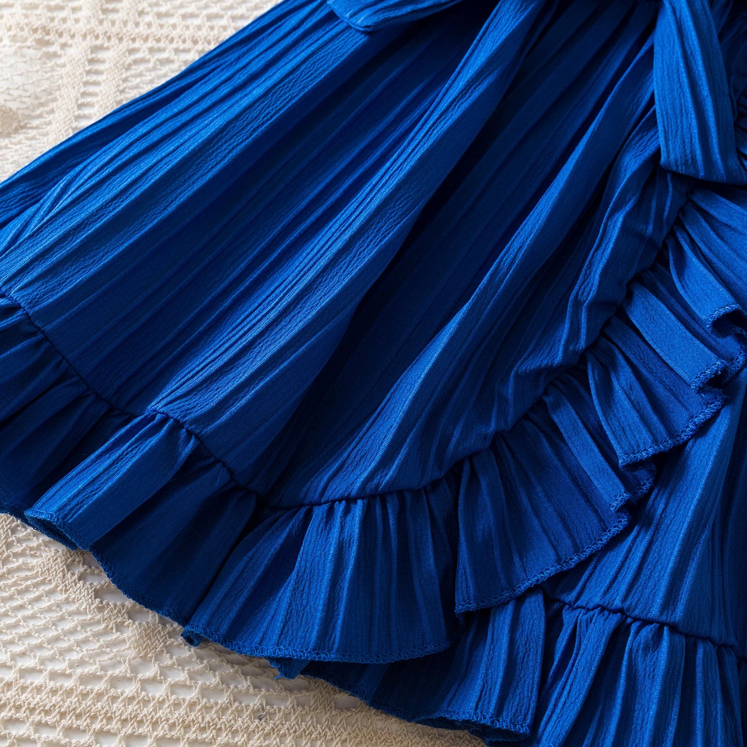 Vestido Infantil “Doce Encanto” – Manga Babado, Cores Lisos, Estilo Princesa