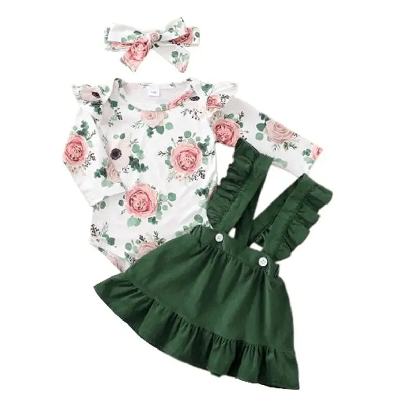 Conjunto Floral Suspensório – Encanto