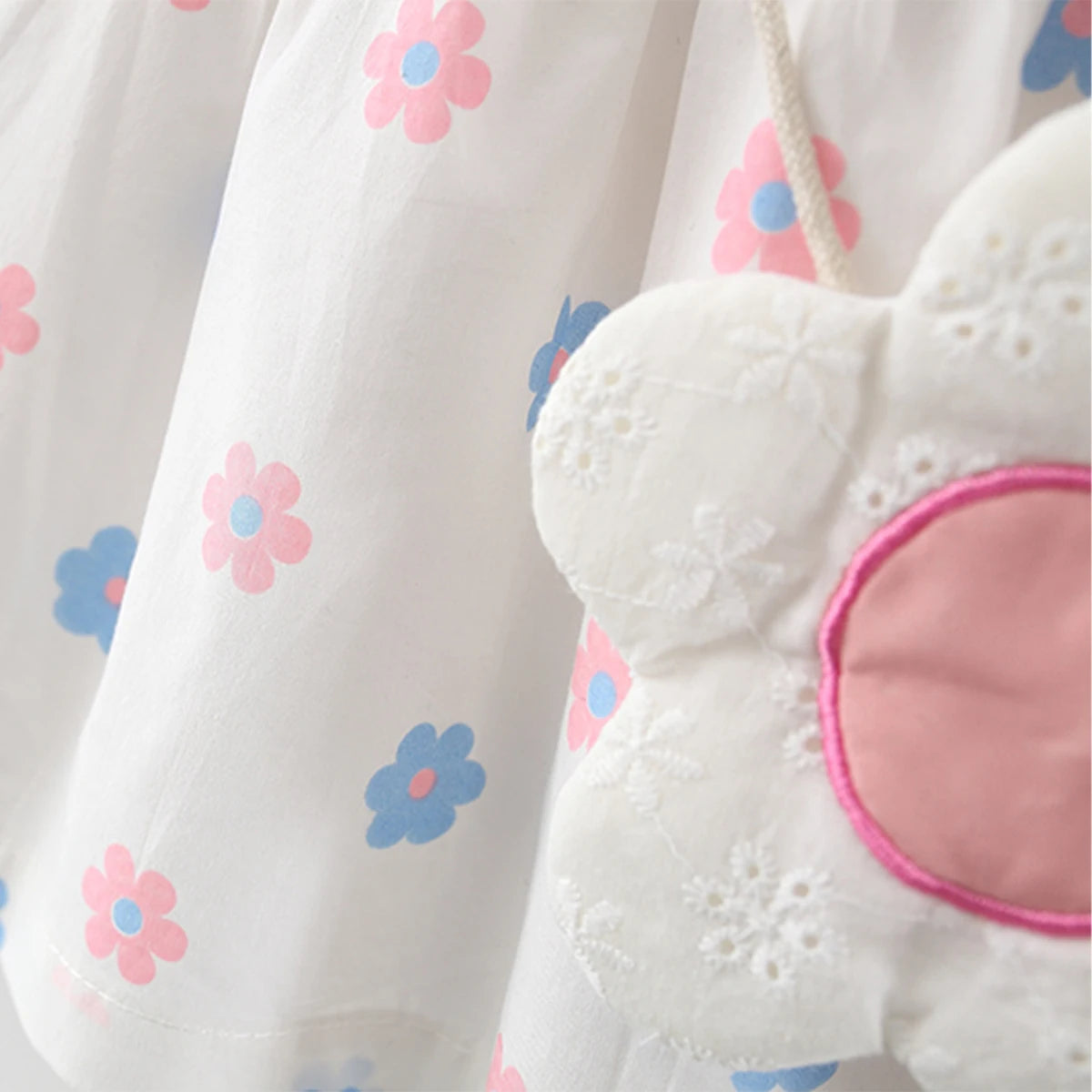 Vestido Infantil Laço 3D – Doçura