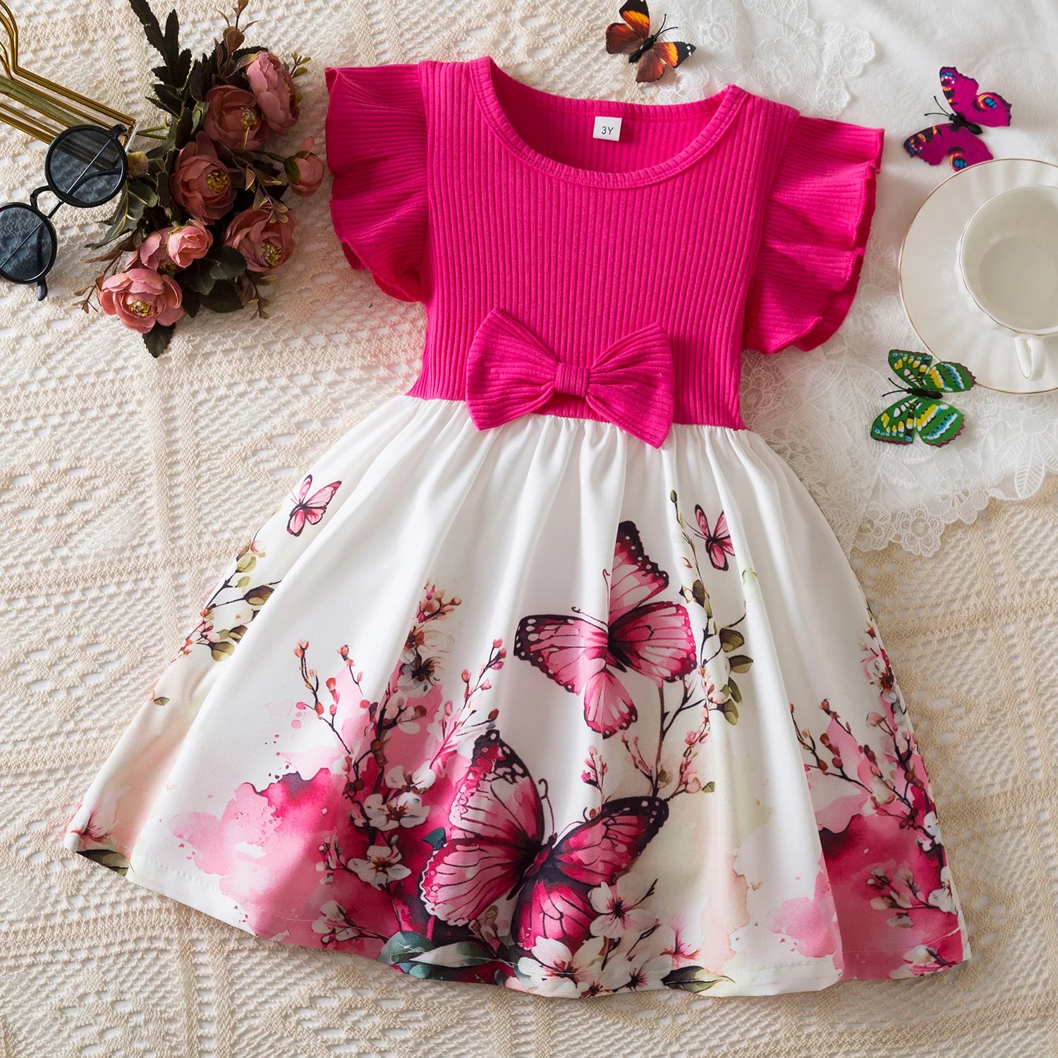 Vestido Infantil “Borboletinha Encantada” – Festa & Casamento