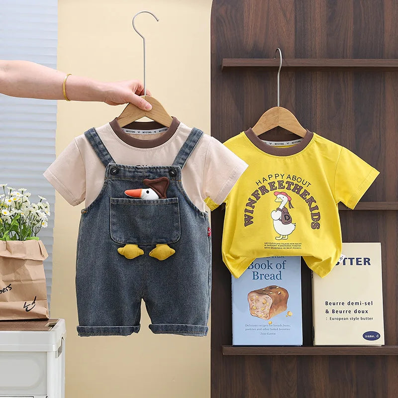 Conjunto Infantil Verão Arco-Íris – 2 Peças