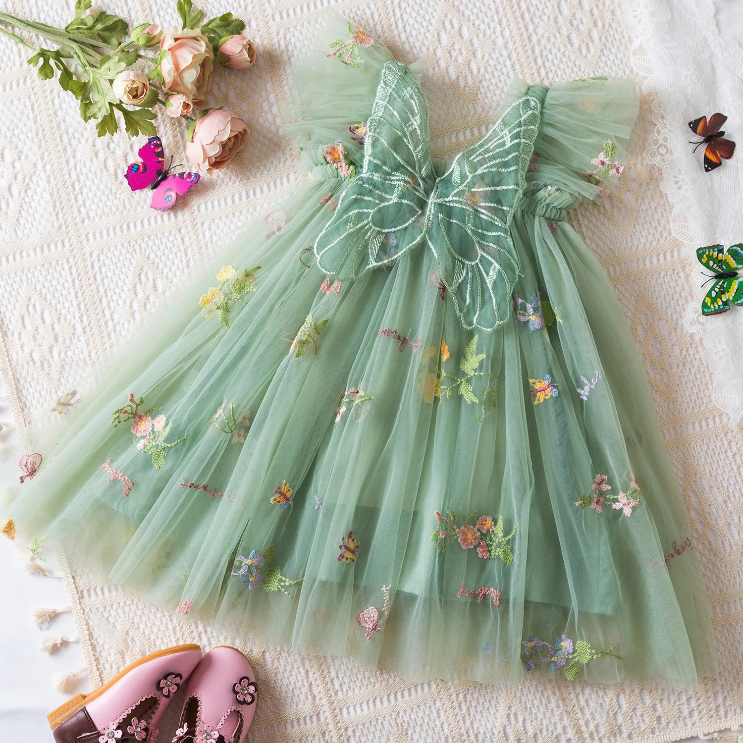 Vestido Princesa Borboletas – Fairy Wings