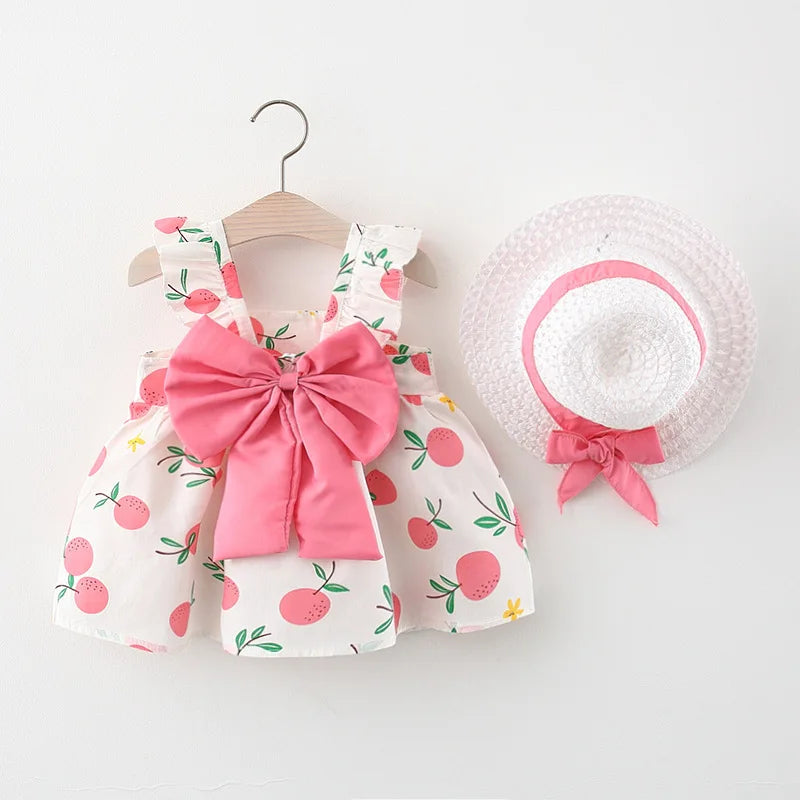 Conjunto Frutinhas de Verão – 2 Peças com Chapéu
