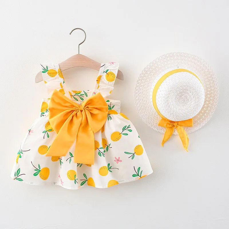 Conjunto Frutinhas de Verão – 2 Peças com Chapéu