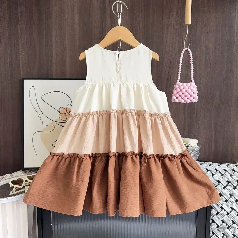 Vestido Isabela – Modelo Casual com Pregas para Meninas