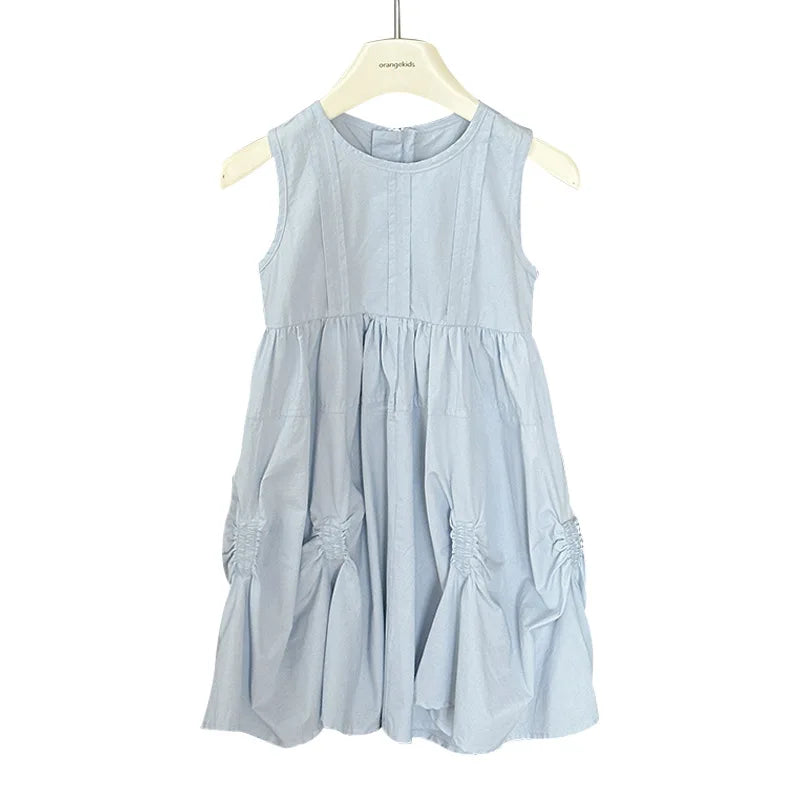Vestido Infantil de Verão Estilo Princesa