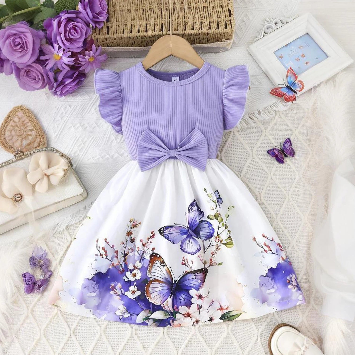 Vestido Infantil “Borboletinha Encantada” – Festa & Casamento