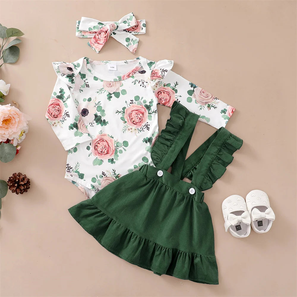 Conjunto Floral Suspensório – Encanto