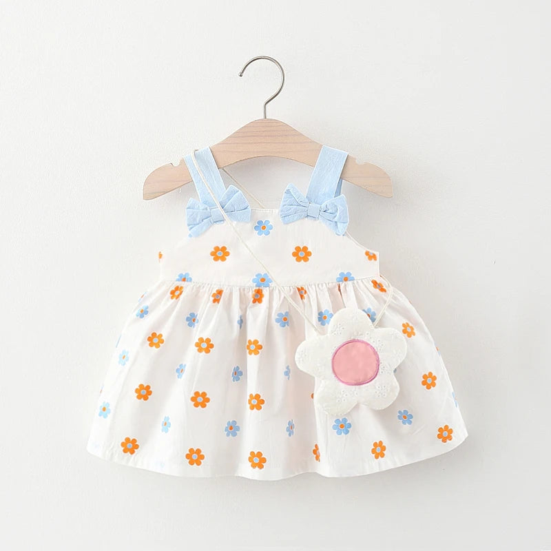 Vestido Infantil Laço 3D – Doçura