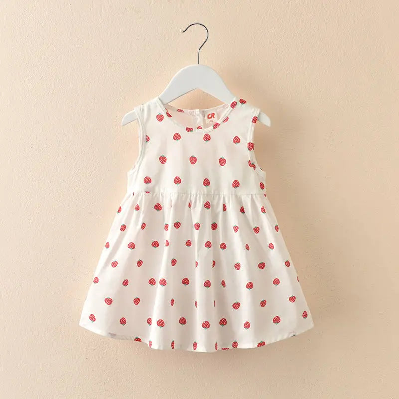 Vestido Infantil de Verão em Algodão