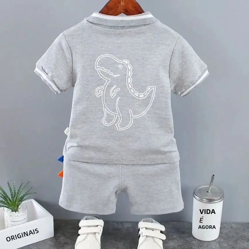 Conjunto Infantil Lucas Dino Polo