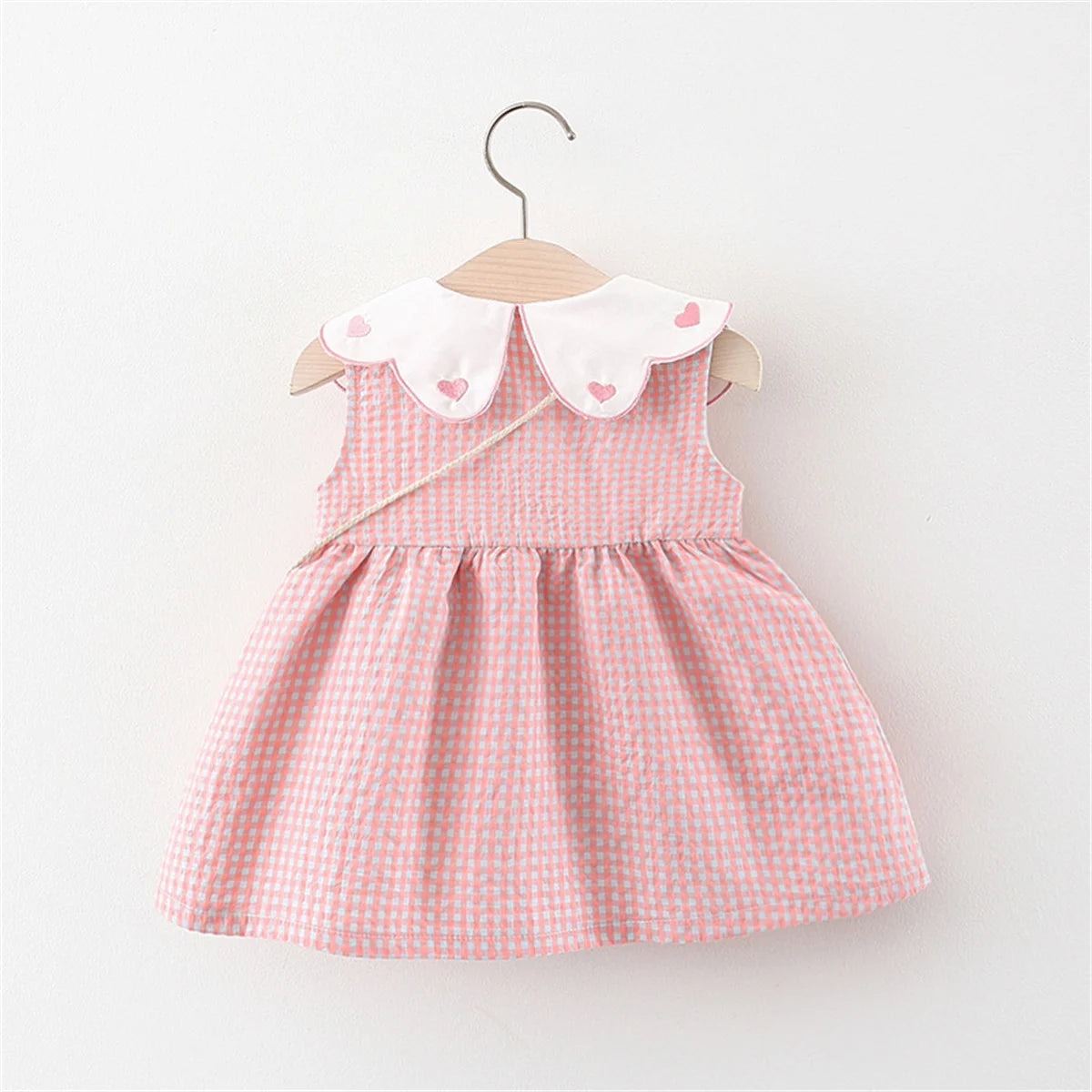Vestido Infantil Xadrez com Mochilinha – Olivia