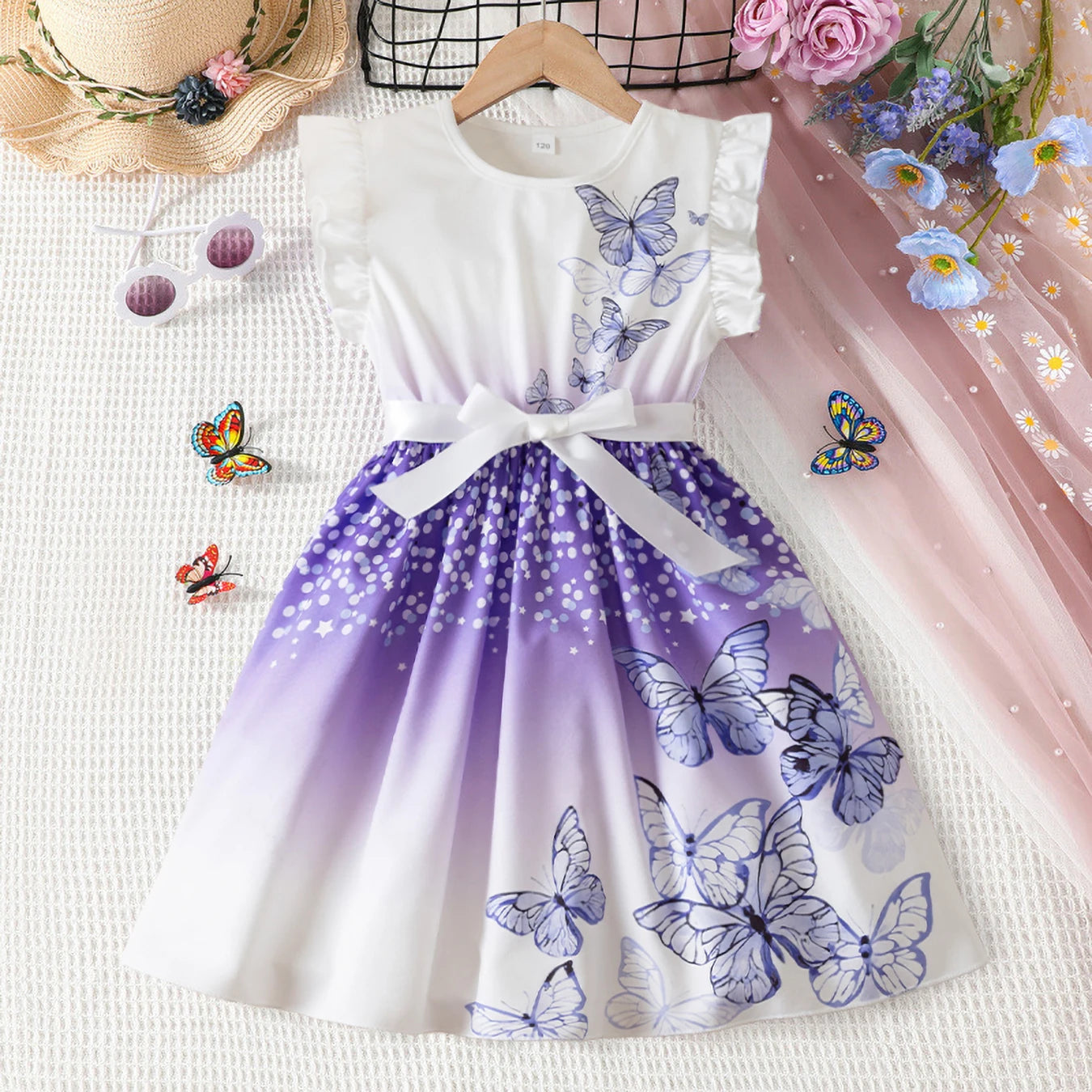 Vestido Infantil “Borboletinha Encantada” – Festa & Casamento