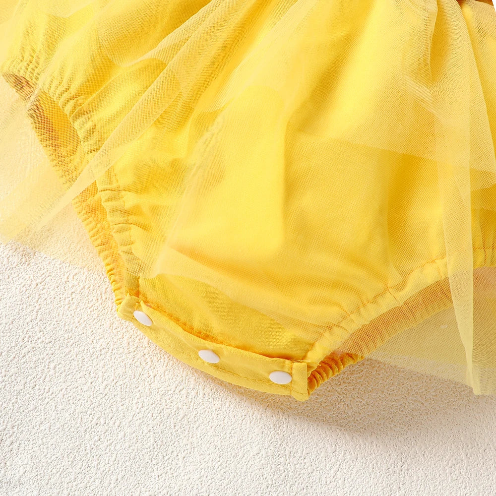 Vestido Infantil “Color Pop” – Moda Verão com Tule