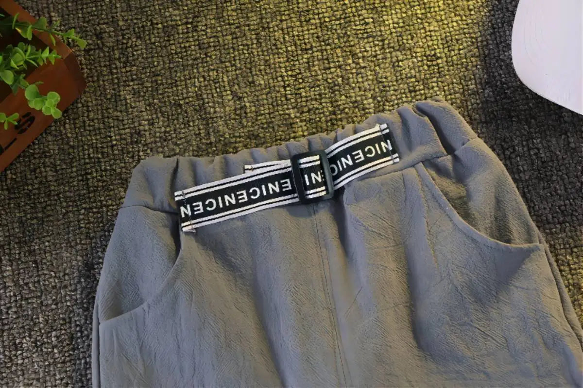 Conjunto Infantil Verão Camiseta Listrada + Shorts 2 Peças