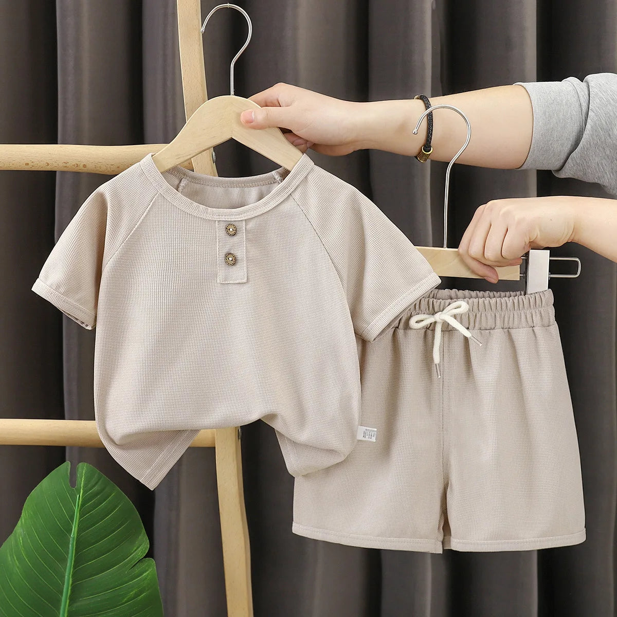 Conjunto Infantil “Caio Waffle” – 2 Peças