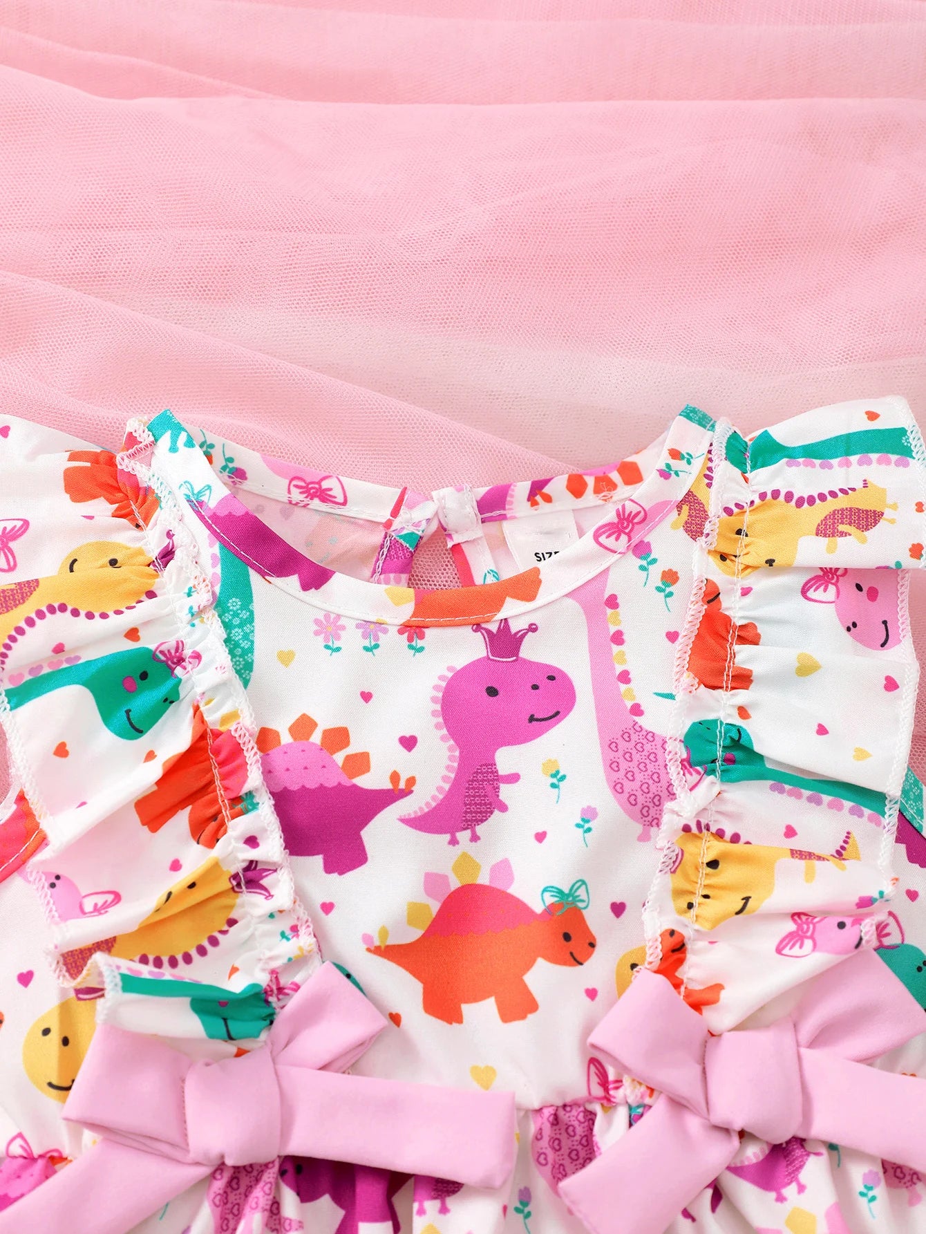 Vestido Infantil “Dino Divertido” – Sem Manga