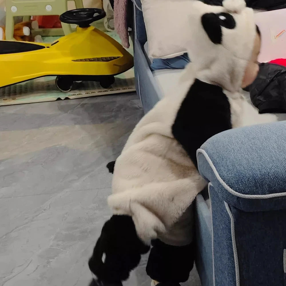 Macacão de Inverno Panda com Capuz