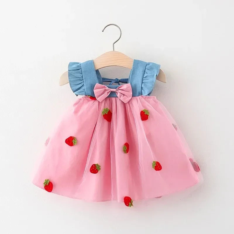 Vestido Infantil Moranguinho – Nina