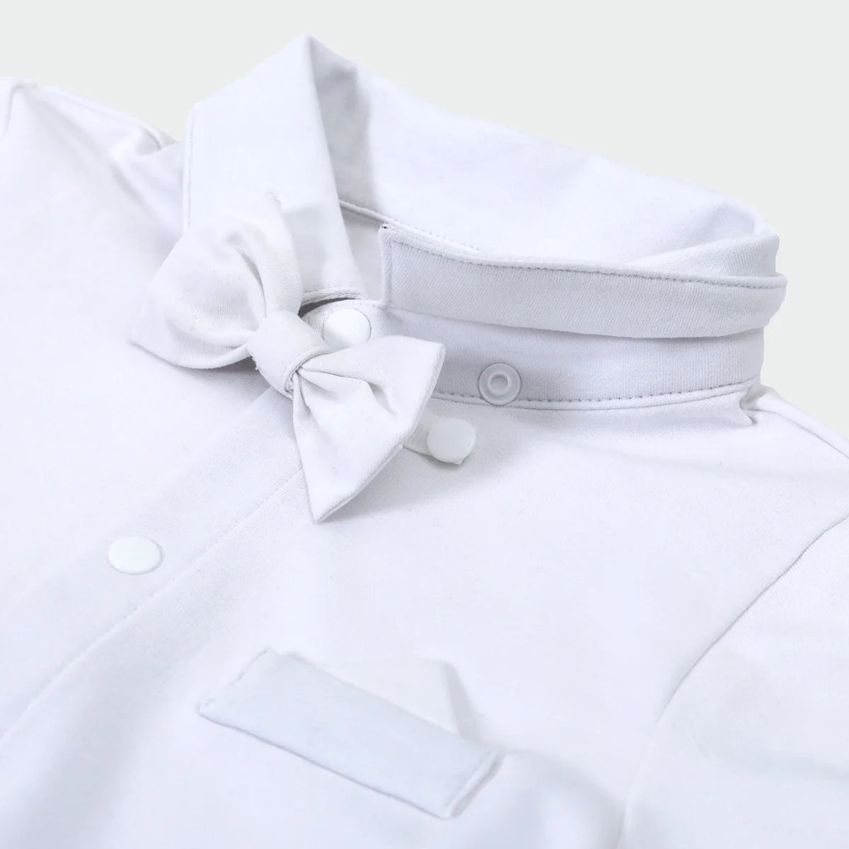 Conjunto Batizado Menino – Look Social com Suspensório e Gravata Borboleta