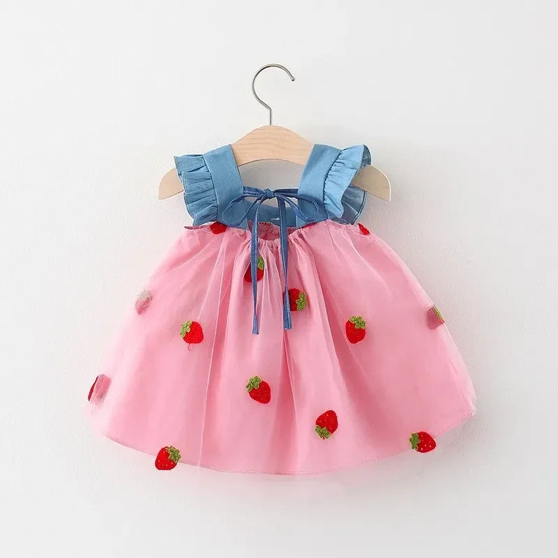 Vestido Infantil Moranguinho – Nina