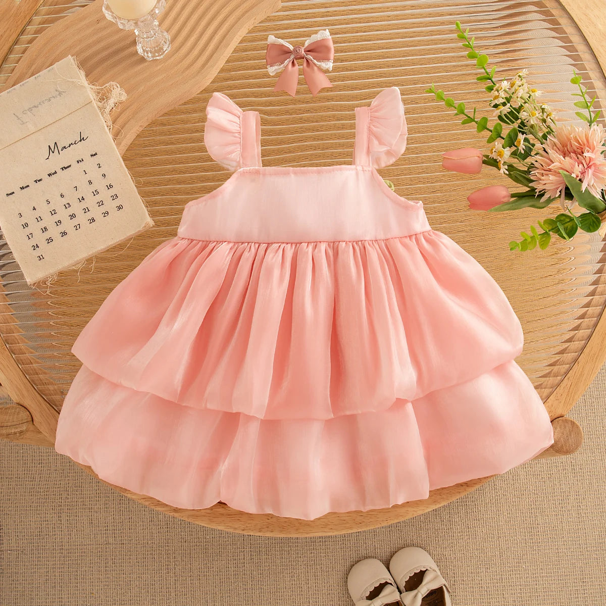 Vestido Bebê Princesa Chiffon – Lara