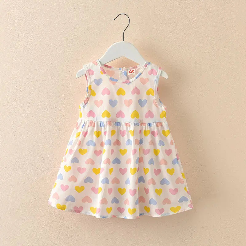 Vestido Infantil de Verão em Algodão
