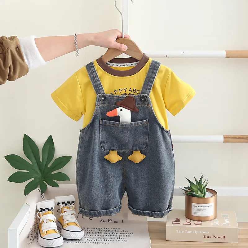 Conjunto Infantil Verão Arco-Íris – 2 Peças
