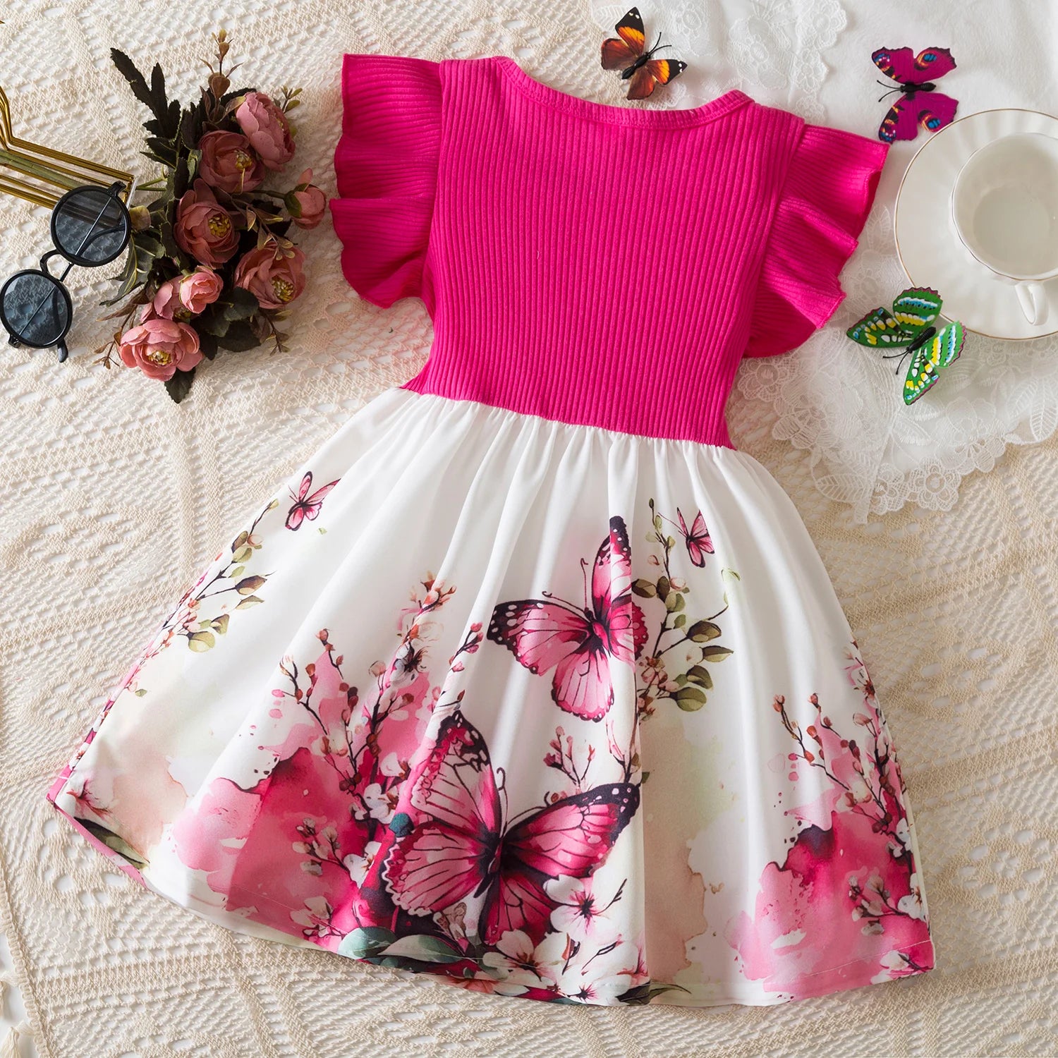 Vestido Infantil “Borboletinha Encantada” – Festa & Casamento