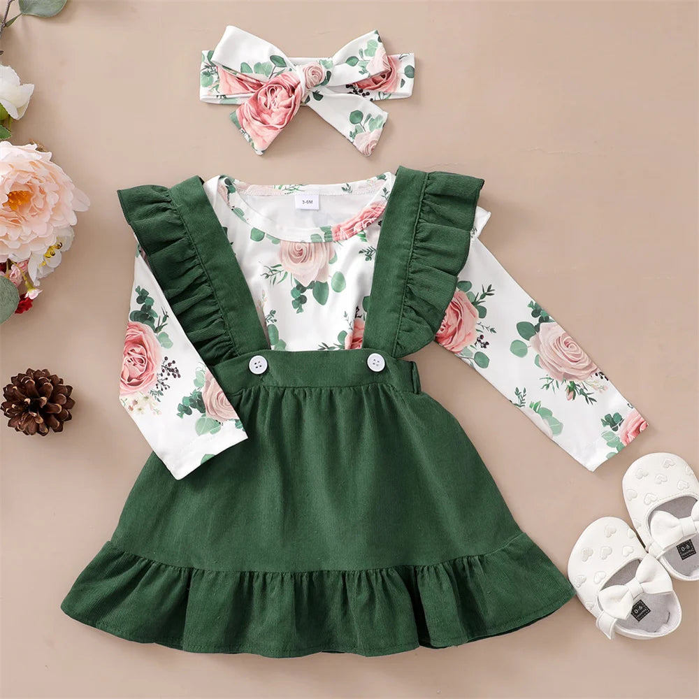 Conjunto Floral Suspensório – Encanto