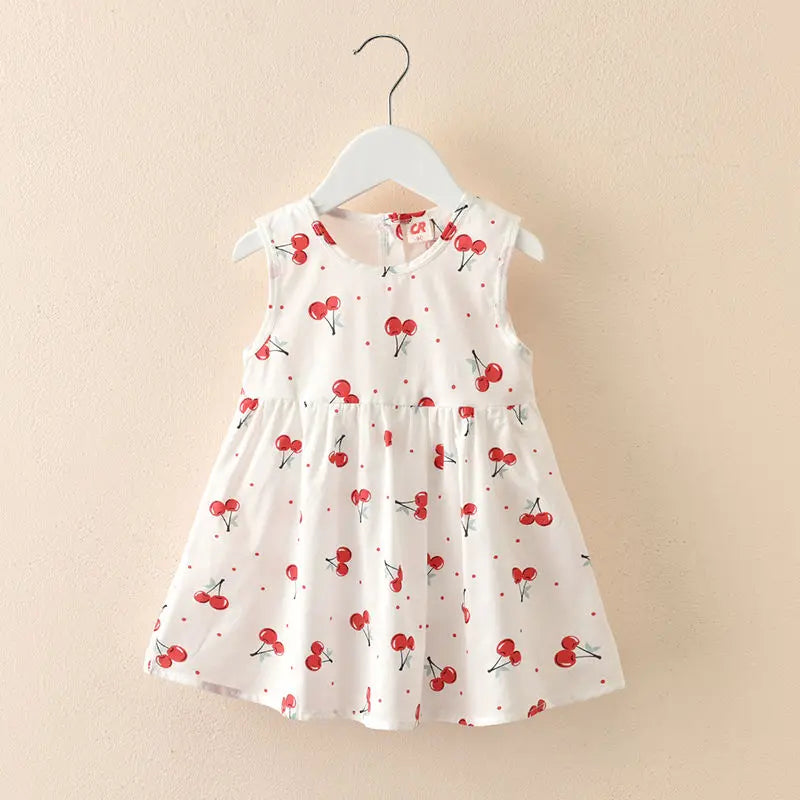 Vestido Infantil de Verão em Algodão