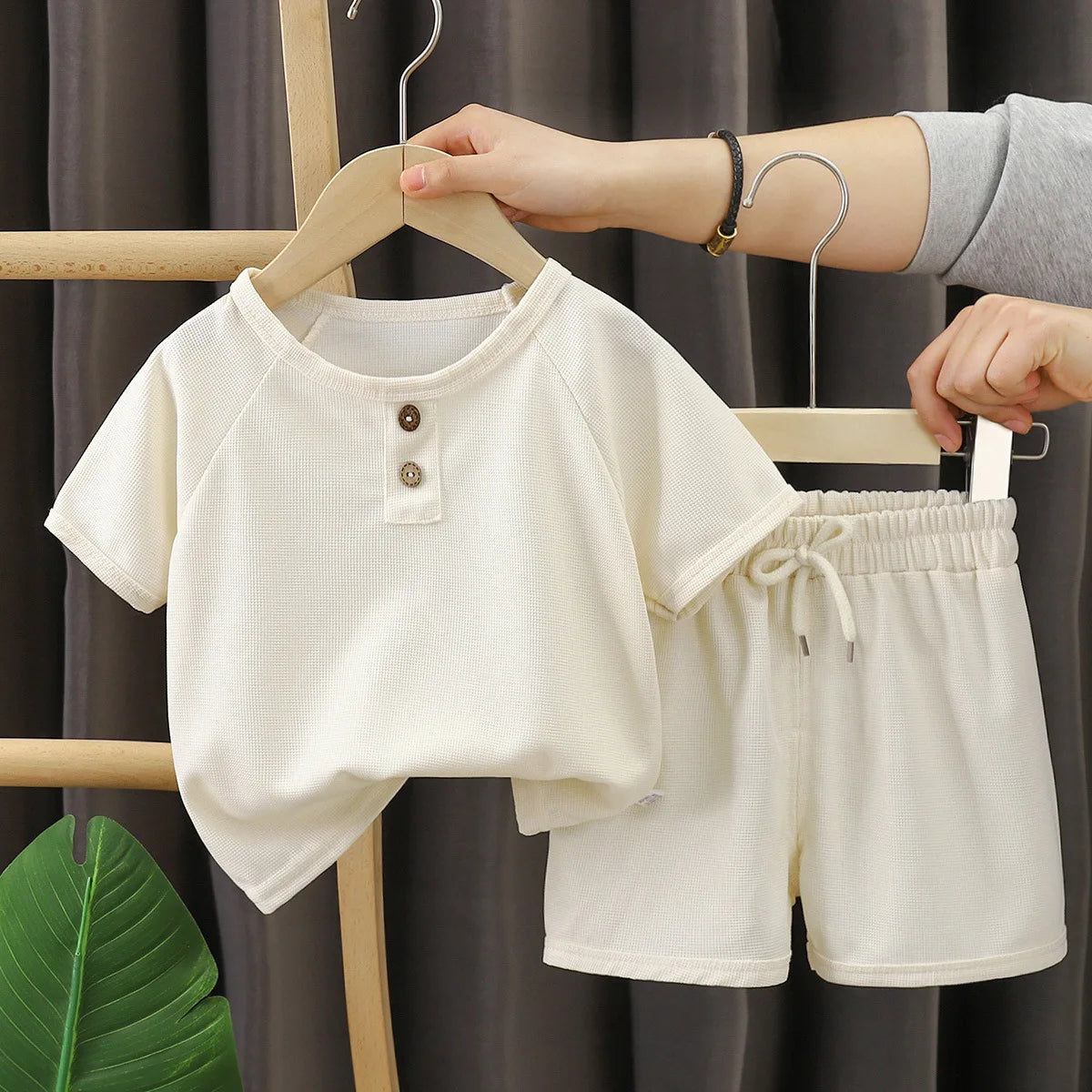 Conjunto Infantil “Caio Waffle” – 2 Peças