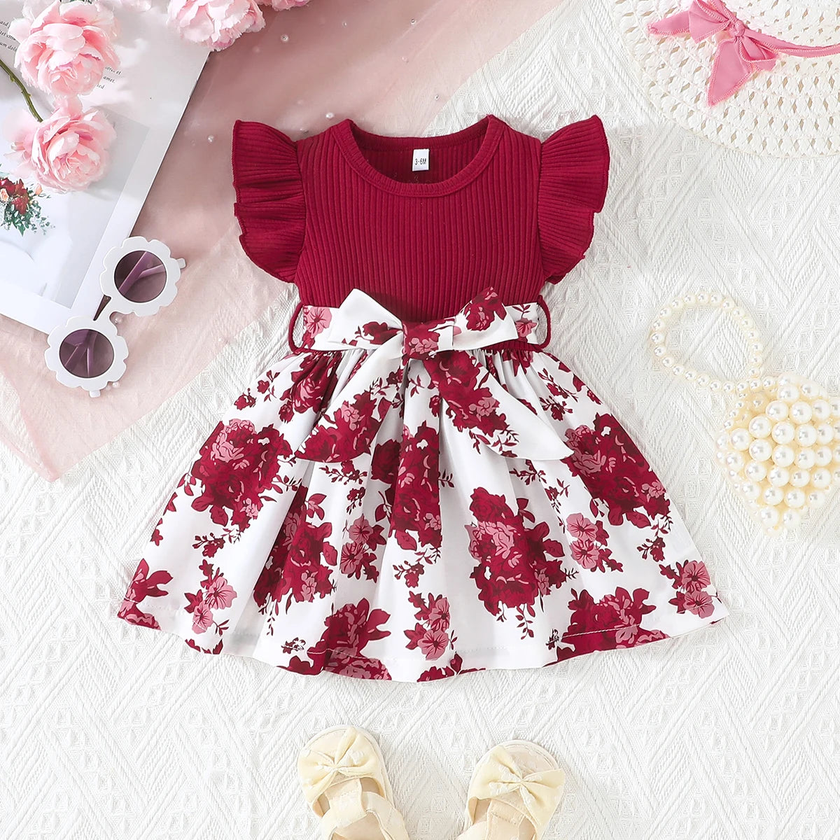 Vestido Bebê Floral – Doçura de Verão