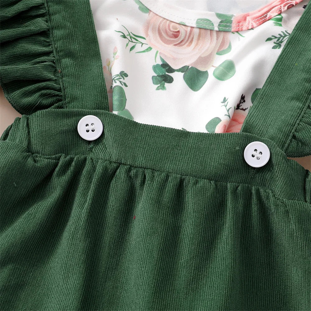 Conjunto Floral Suspensório – Encanto