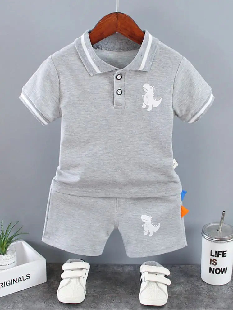Conjunto Infantil Lucas Dino Polo