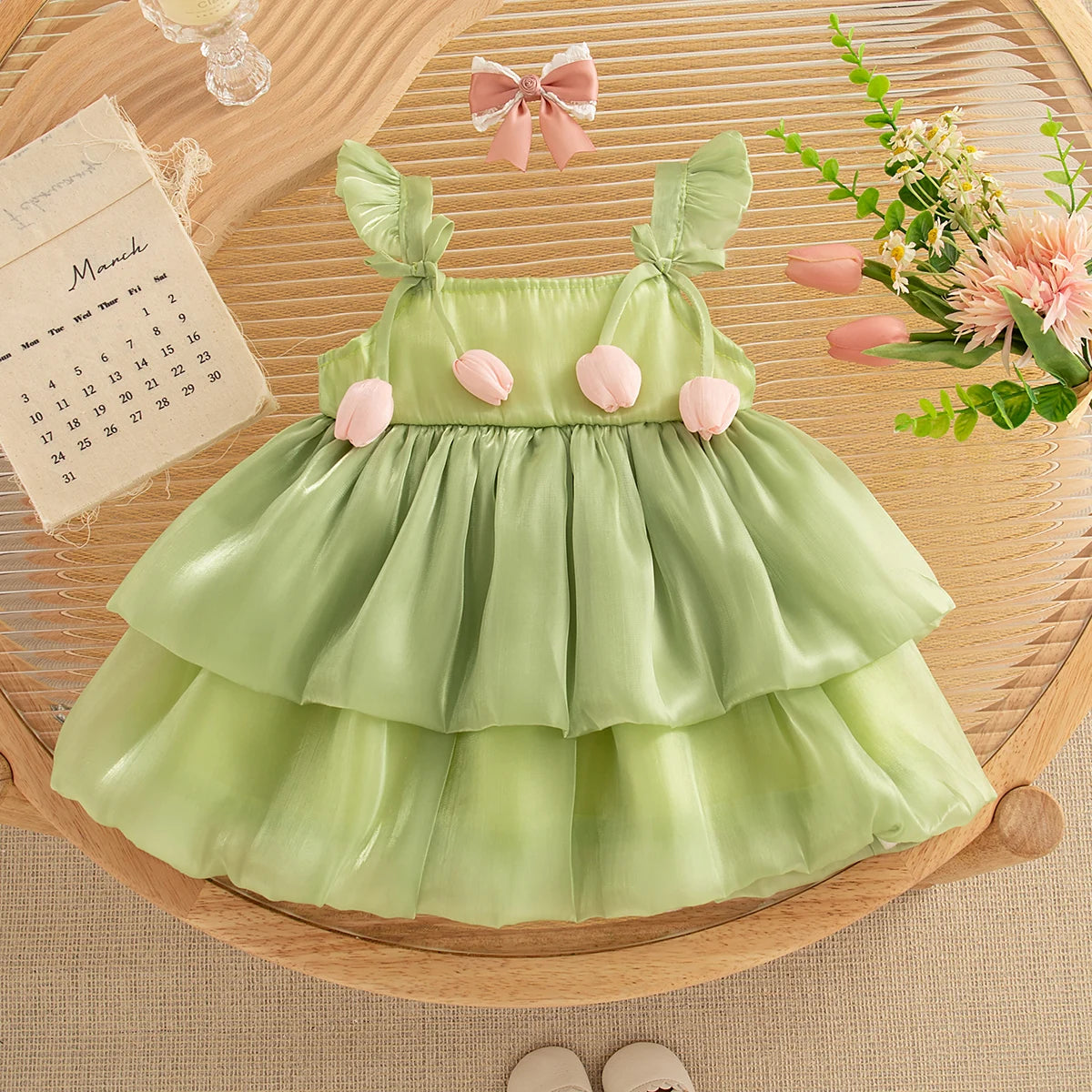 Vestido Bebê Princesa Chiffon – Lara