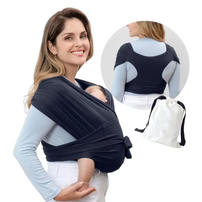 Canguru Sling Ajustável para Bebês – Suporte Respirável e Confortável para Recém-Nascidos