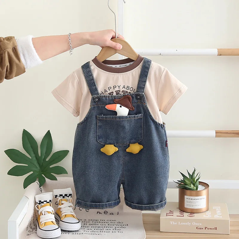 Conjunto Infantil Verão Arco-Íris – 2 Peças