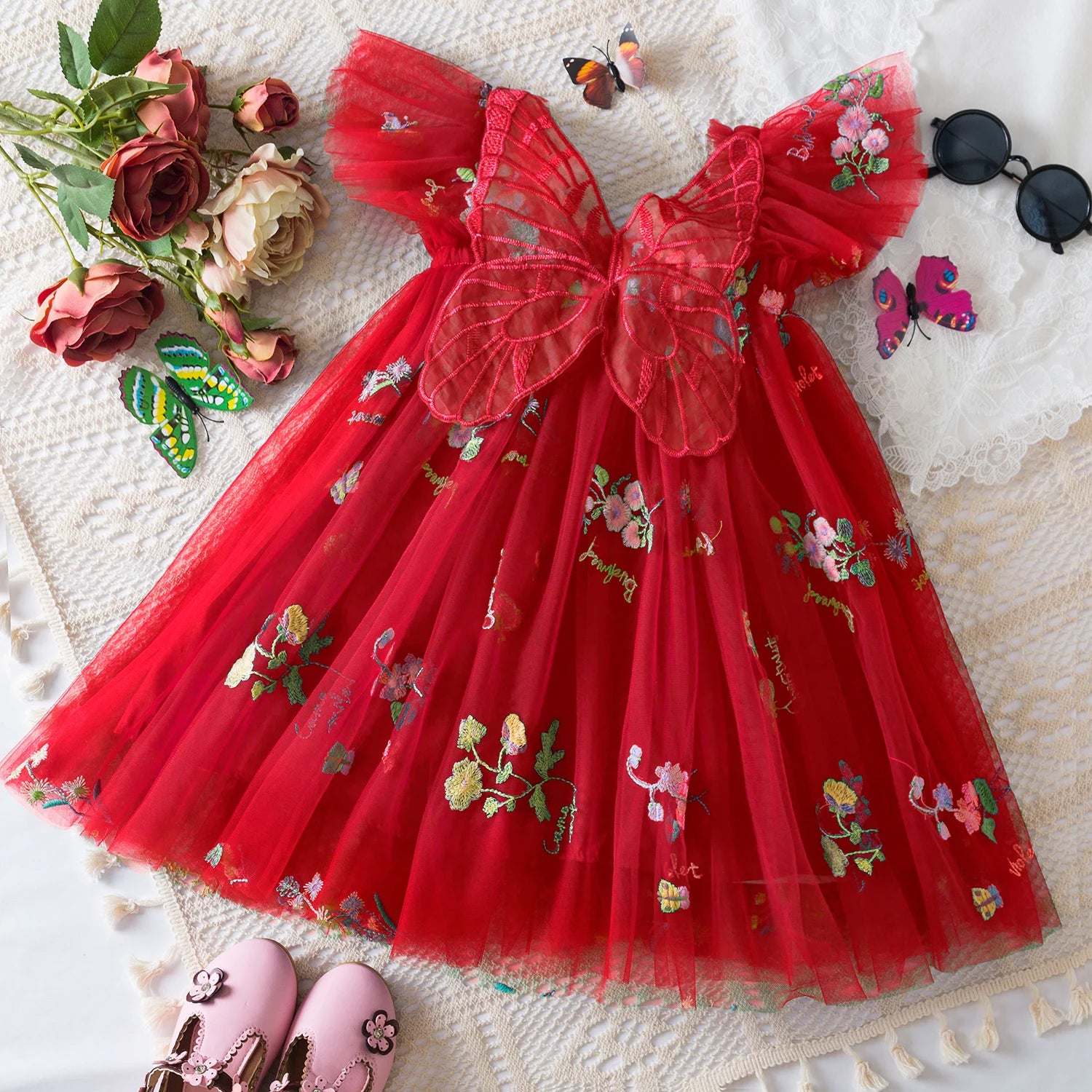 Vestido Princesa Borboletas – Fairy Wings