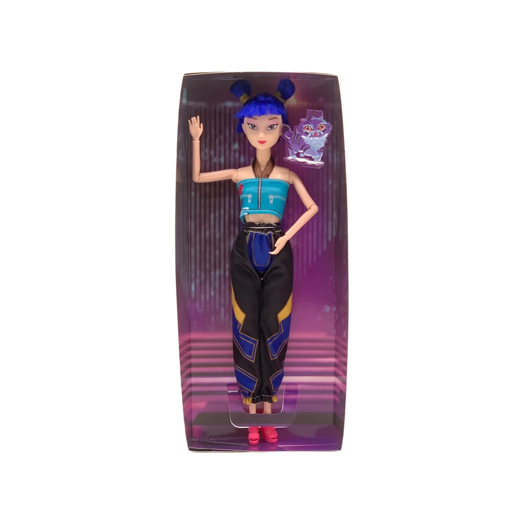 Boneca Kpop Demon Hunters 12cm – Action Figure Rumi, Mira, Zoey | Estilo Fashion, Articulada e Ideal para Coleção